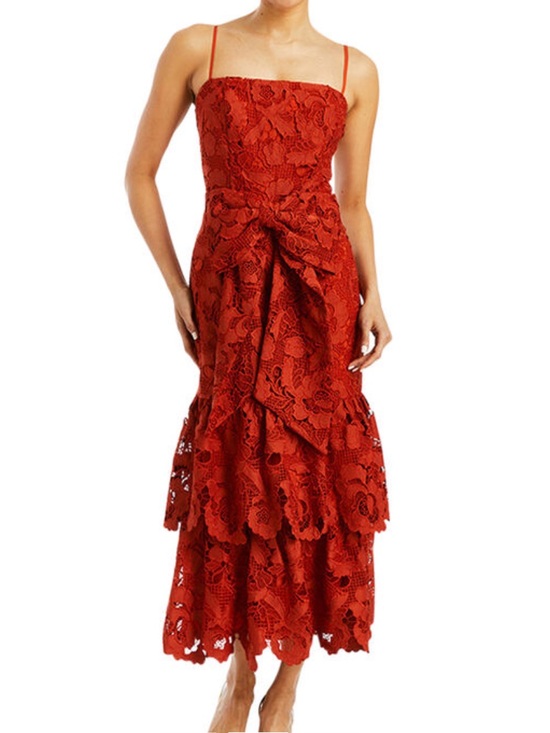 Mestiza New York Dresses & Skirts - NWT ♥️ MESTIZA Vanessa Midi Dress With Adjustable Bow